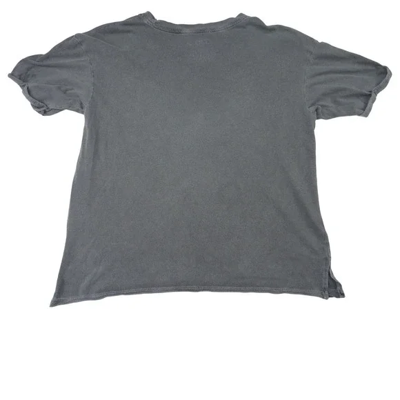 The Rolling Stones Logo T Shirt Gray Short Sleeve Cotton Blend Graphic Tee XS - Picture 4 of 6